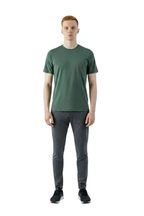 Men's Olive Green Athletic Crew-Neck T-Shirt