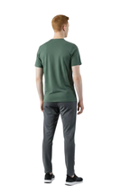 Men's Olive Green Athletic Crew-Neck T-Shirt