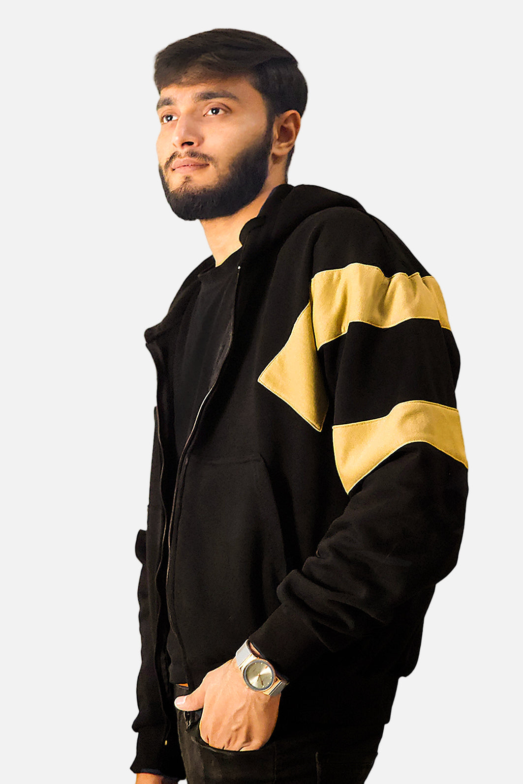 Stripe Accent Zipper B