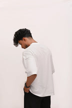 HYKEYZ Oversized Comfort White T-Shirt