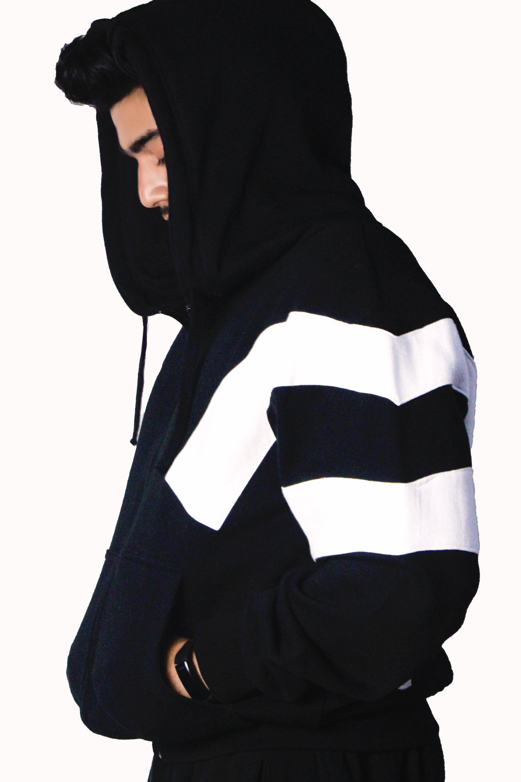 Stripe Accent Zipper