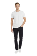 Men's White Athletic Crew-Neck T-Shirt