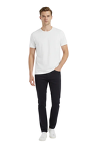 Men's White Athletic Crew-Neck T-Shirt