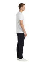 Men's White Athletic Crew-Neck T-Shirt