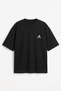 HYKEYZ Oversized Comfort Black T-Shirt