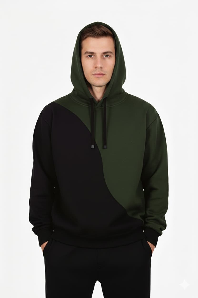 Split Design Hoddie