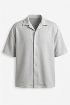 HYKEYZ Classic Textured Premium Shirt - White