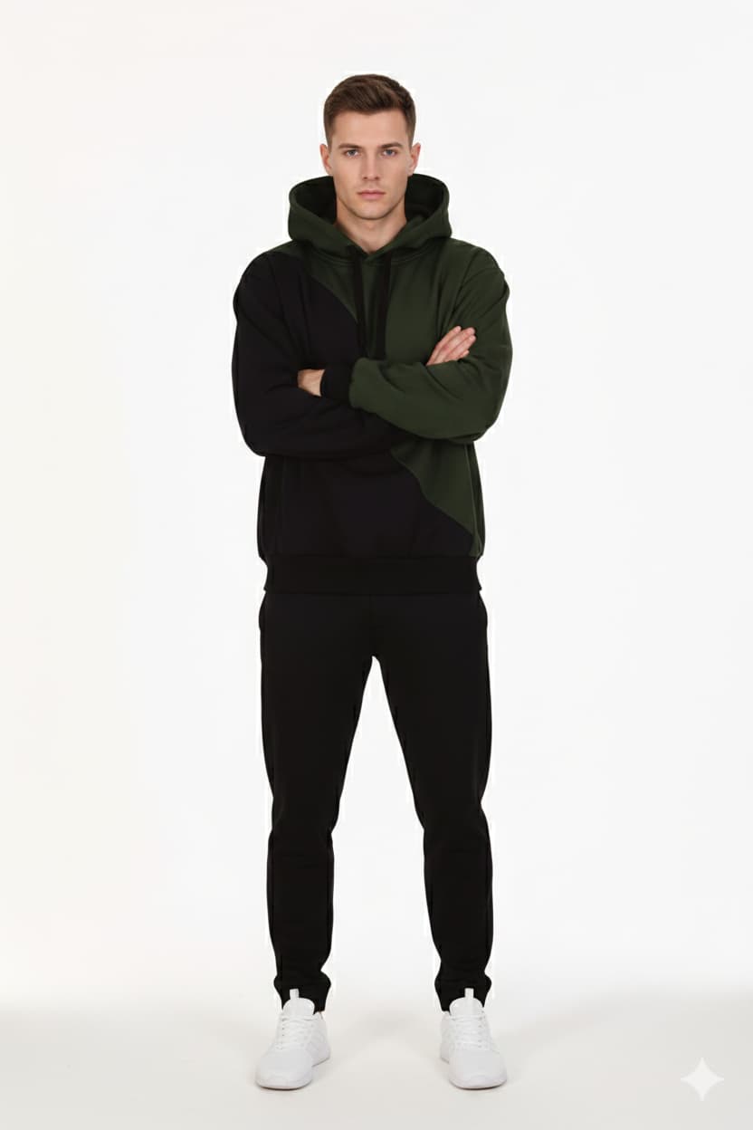 Split Design Hoddie