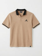 HYKEYZ Beige Elegance Premium Polo Shirt