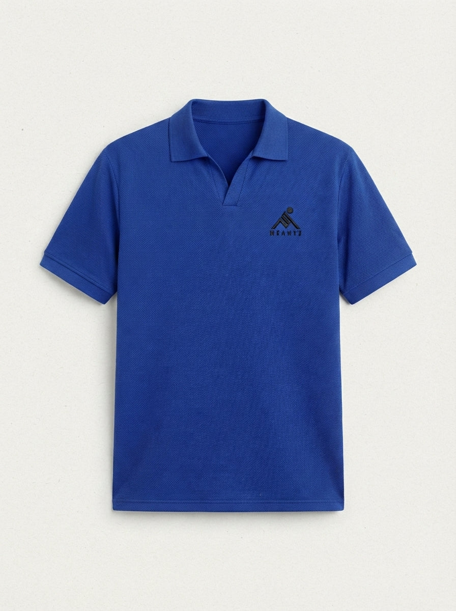 HYKEYZ Royal Blue Classic Polo Shirt