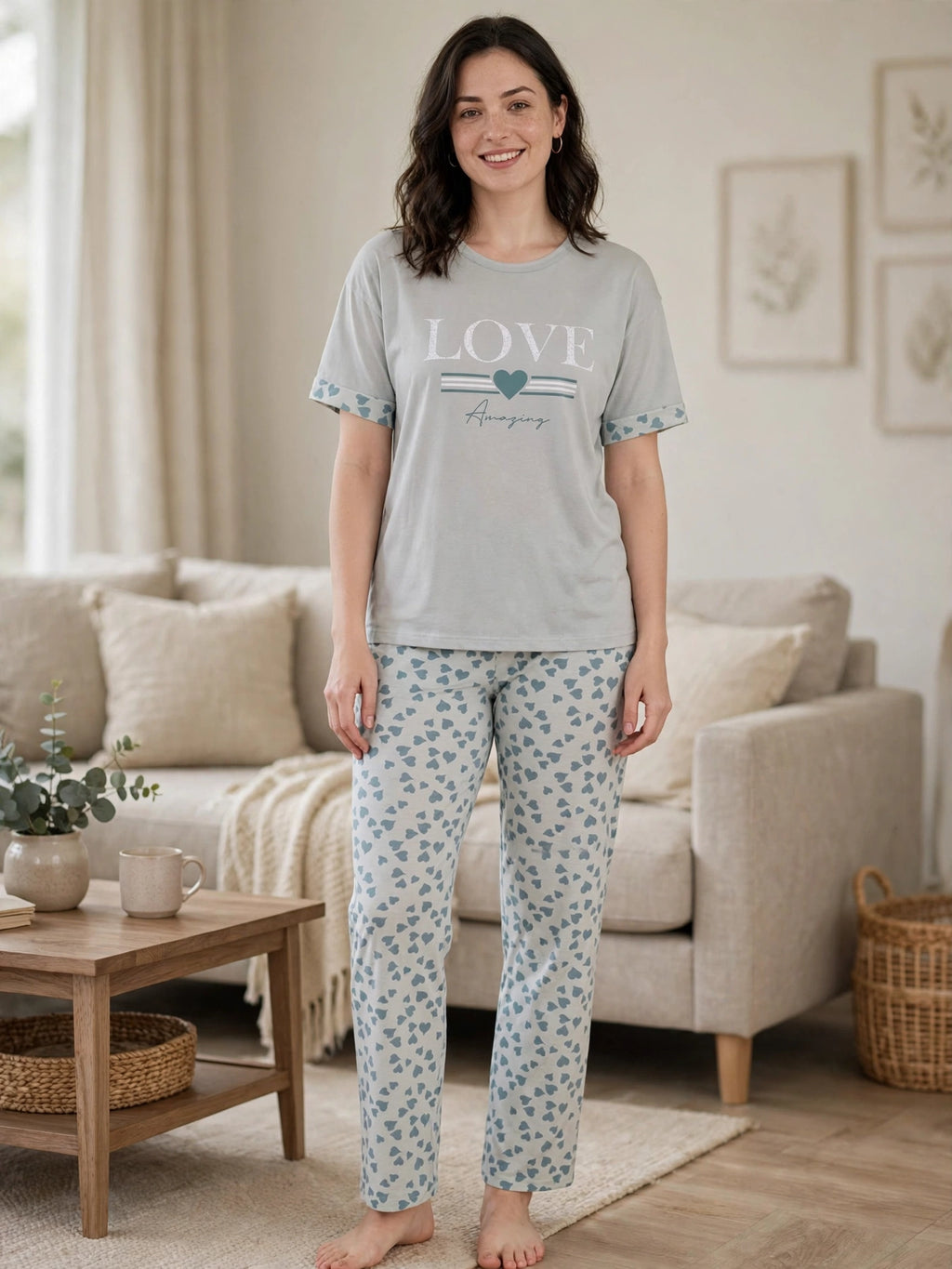 Love Amazing Loungewear Set - Grey