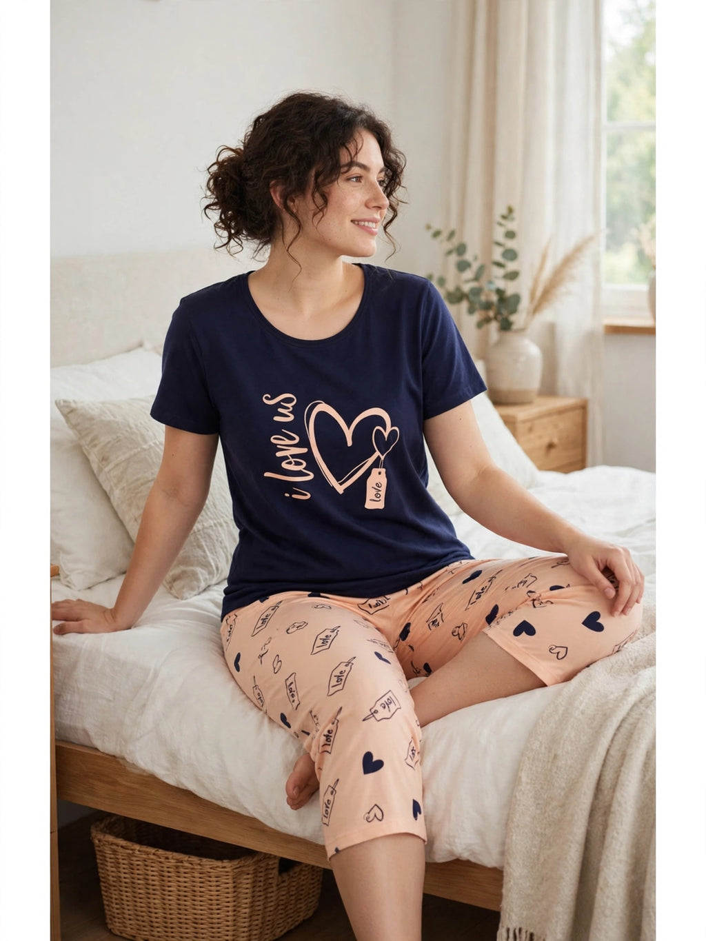 Love Us Loungewear Set - Navy