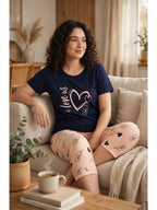 Love Us Loungewear Set - Navy