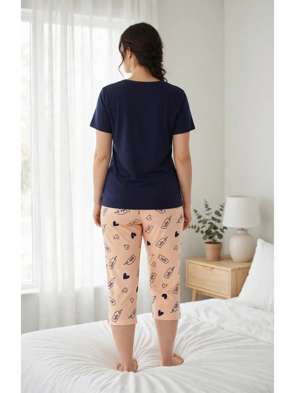 Love Us Loungewear Set - Navy