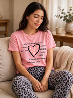 Pink Leopard Loungewear Set