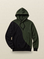 Split Green Hoodie