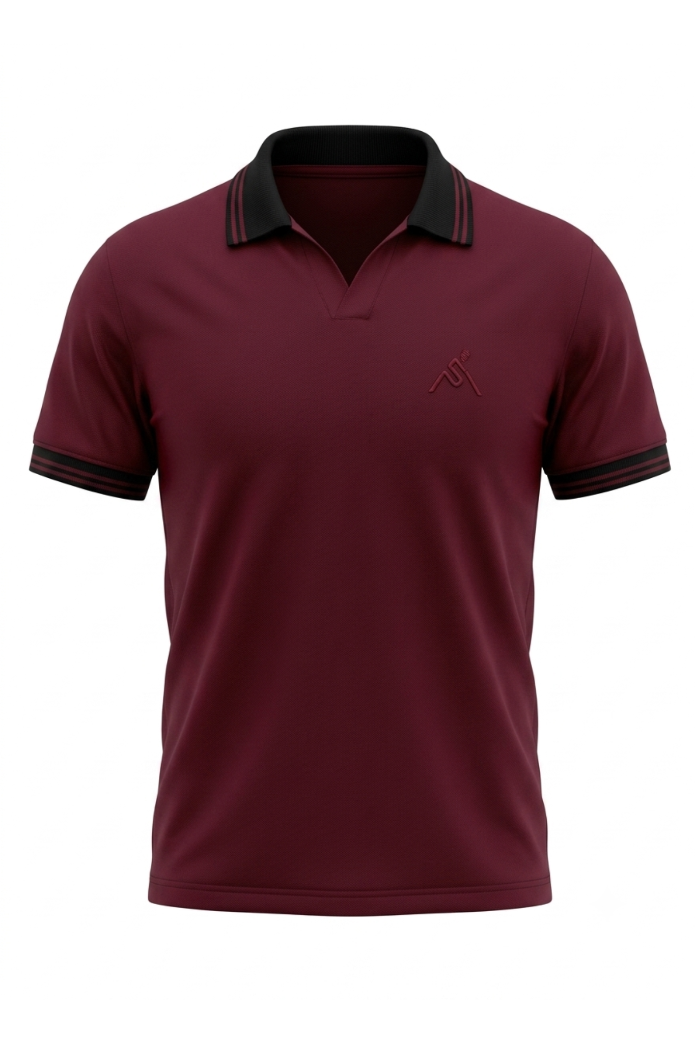 HYKEYZ Maroon Majesty Premium Polo Shirt