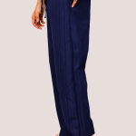 CLASSIC TEXTURED STRAIGHT TROUSER – NAVY BLUE