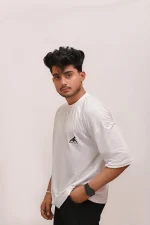 HYKEYZ OVERSIZED COMFORT WHITE TEE - Image 6