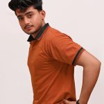 PREMIUM HALF SLEEVES POLO SHIRT-MUSTARD HORIZON