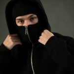 Balaclava Ninja Zipper Hoodie