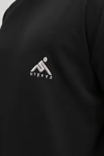 OVERSIZED COMFORT BLACK TEE - Image 4