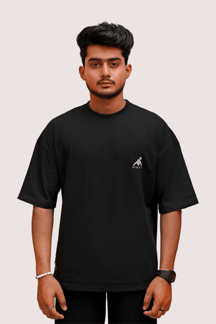 OVERSIZED COMFORT BLACK TEE