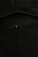 CLASSIC TEXTURED STRAIGHT TROUSER – BLACK - Image 5