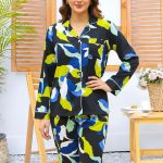 Imported Linen Printed Multi Bear PJ Set-LP12