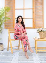 Imported Linen Printed Jamsine PJ Set-LP5 - Image 4